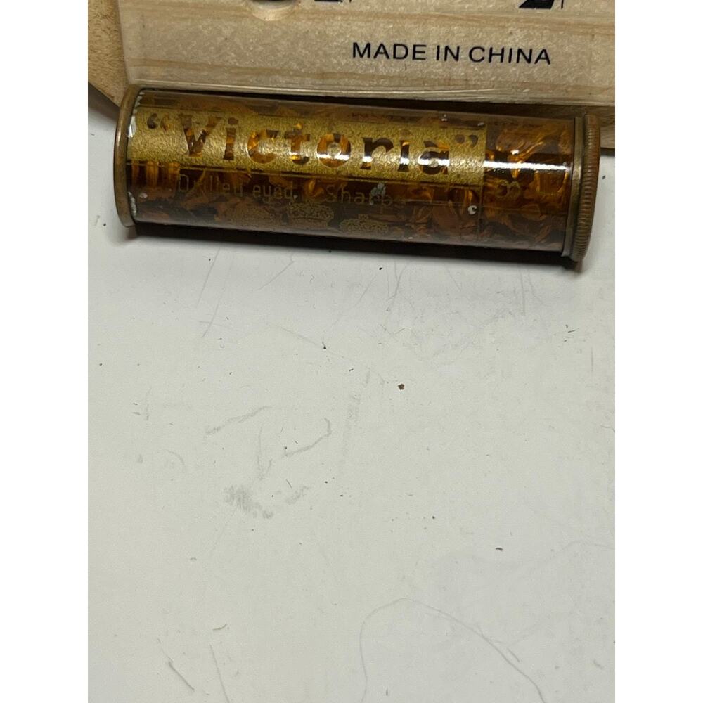 Vintage “Victoria” Double-Eyed Sharps Needle Tube Collectible Sewing Notion